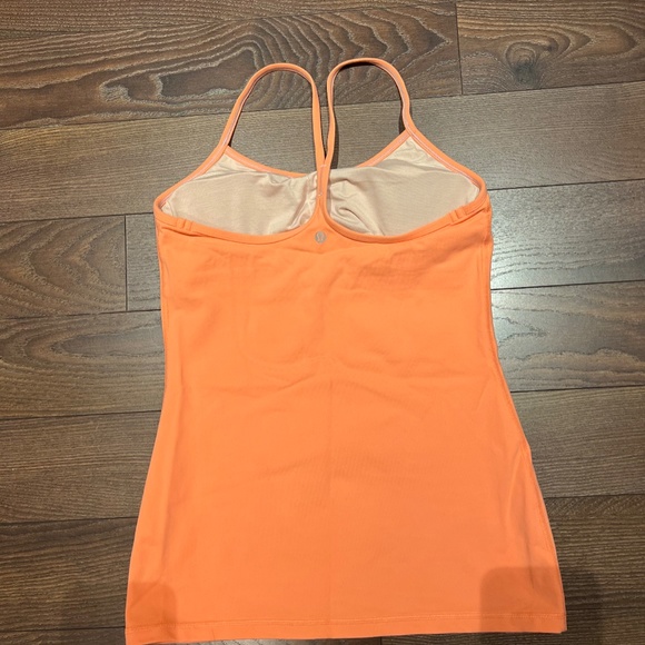 LULULEMON SPAGHETTI STRAP TANK TOP SZ 8 MELON - Picture 4 of 5